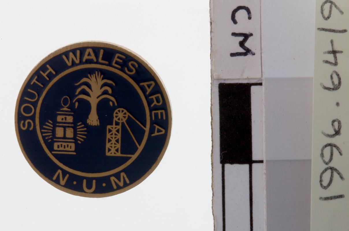 South Wales Area N.U.M. badge