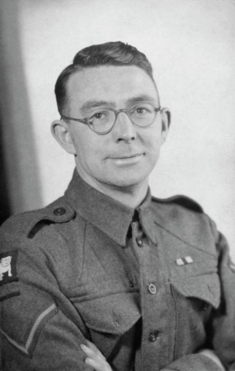 Edwin Greening  in army uniform
