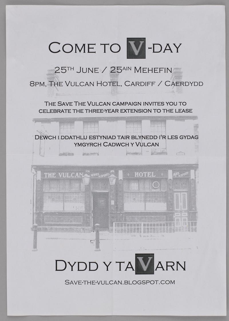 Come to V-day. 25th June. The Save The Vulcan campaign invites you to celebrate the three-year extension to the lease&#039;.