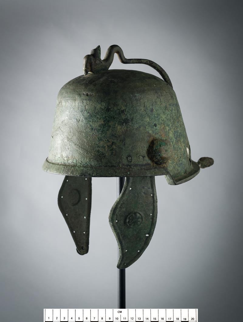 Greek copper alloy helmet