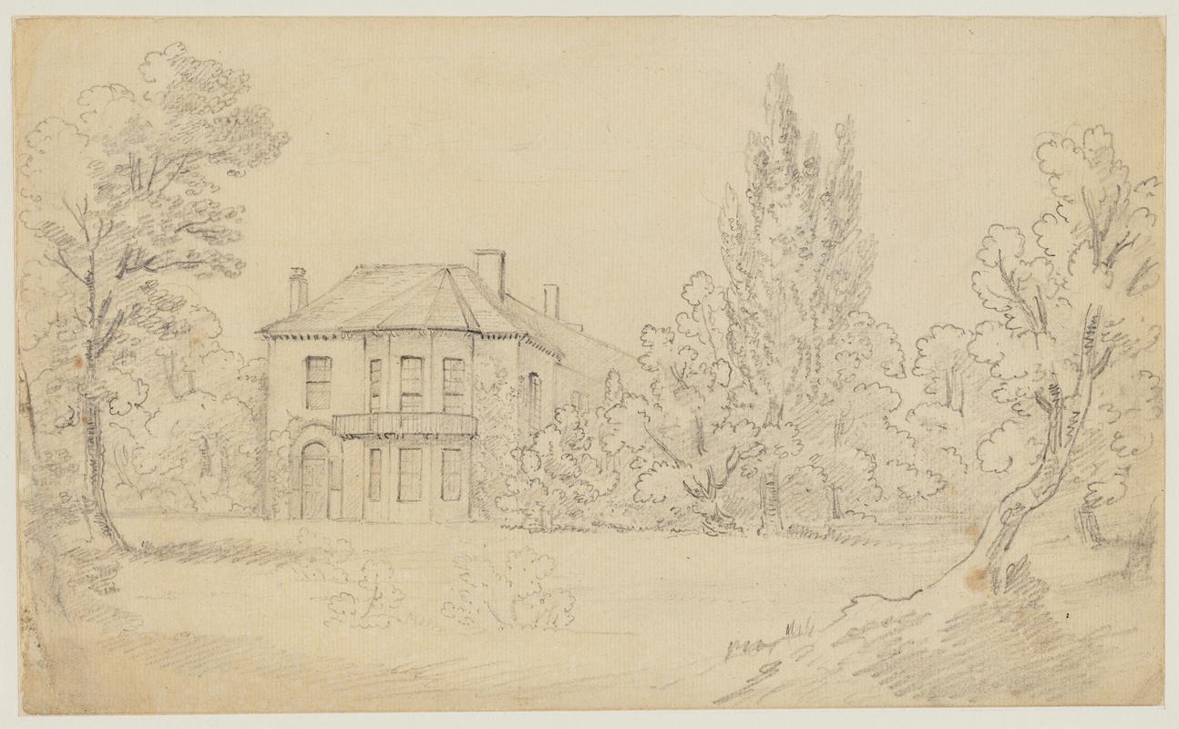Sketch of a House and Grounds