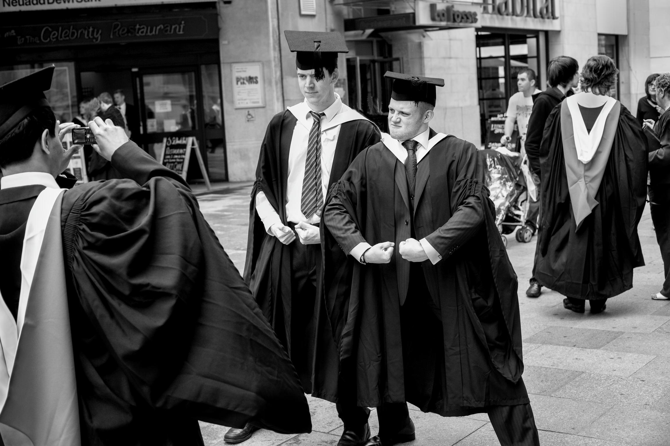 Graduation. Cardiff Business School. Wales