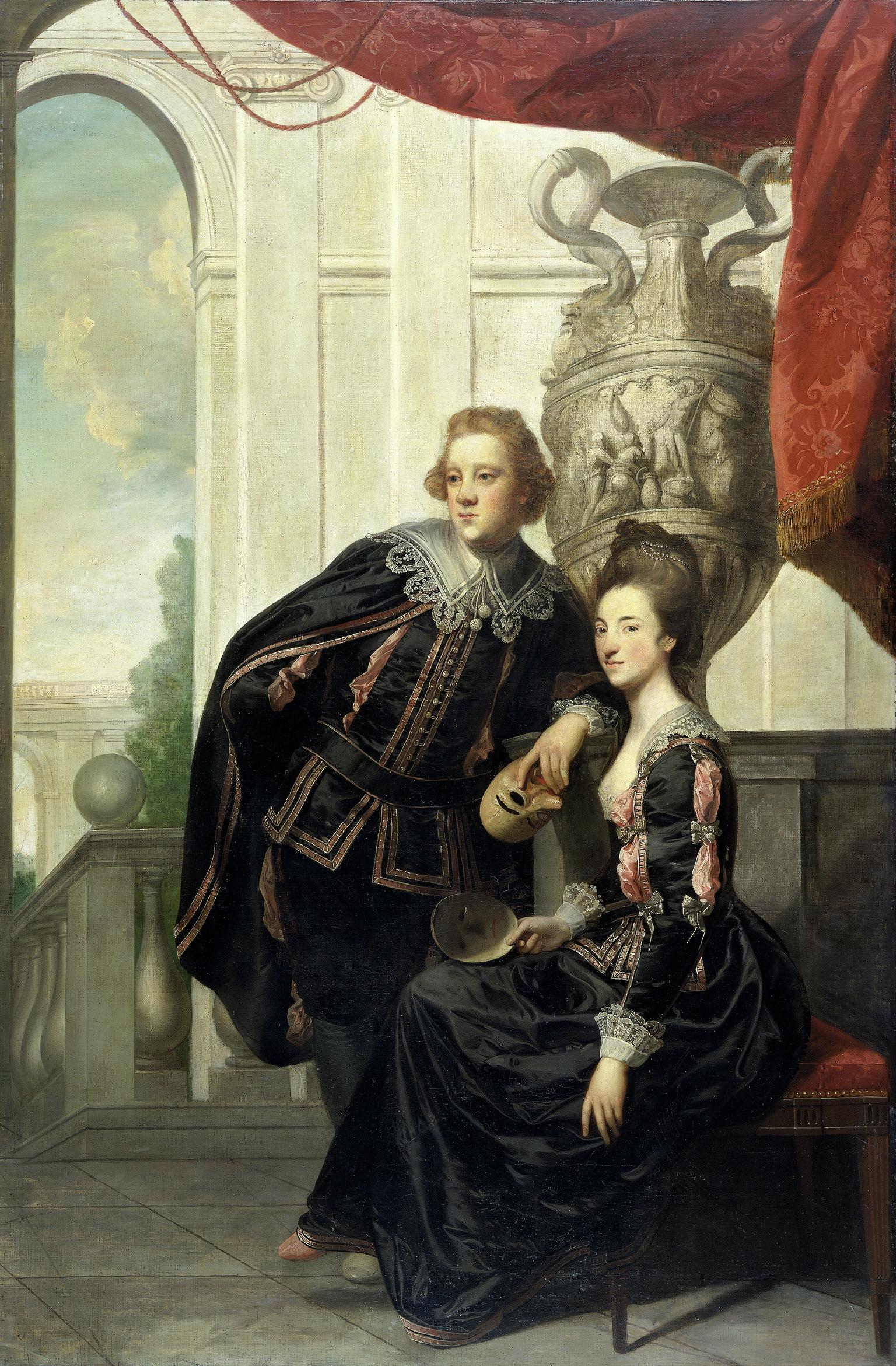 Sir Watkin Williams-Wynn and Lady Henrietta Williams-Wynn (Somerset) his wife, in masque costume