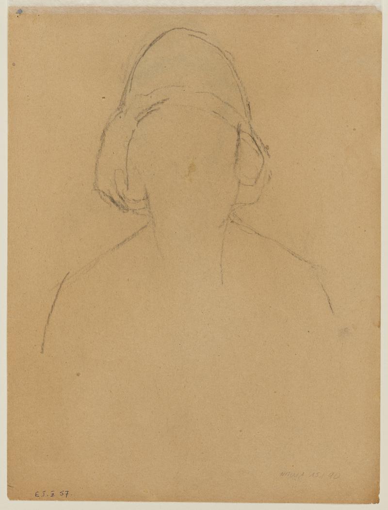 Woman with cloche hat