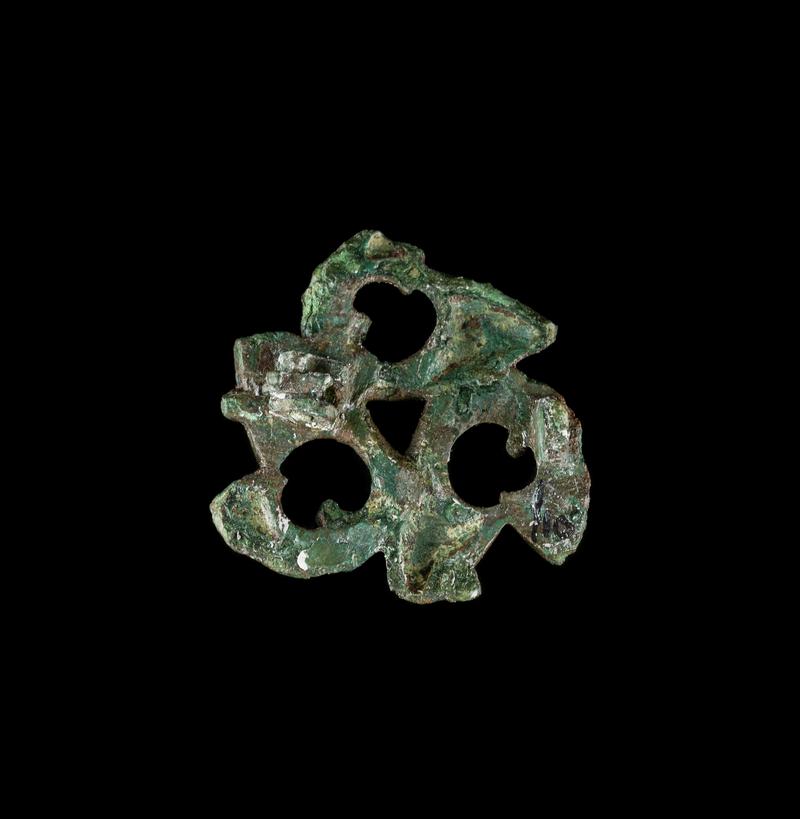 Roman copper alloy plate brooch