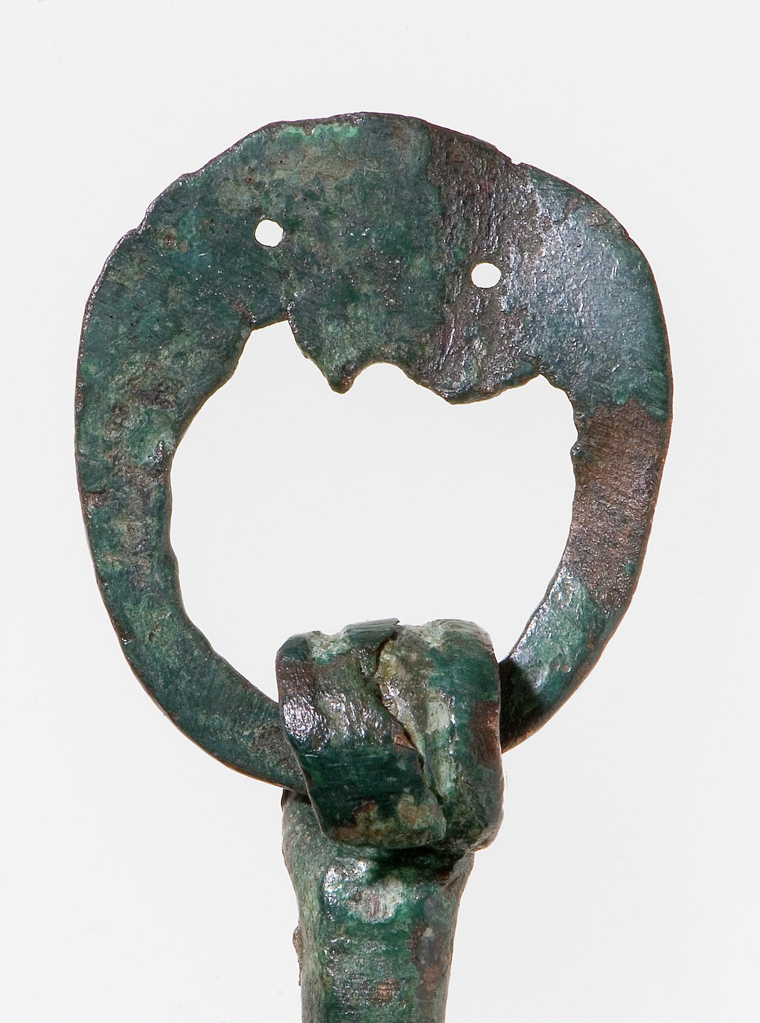 Early Medieval copper alloy brooch pin
