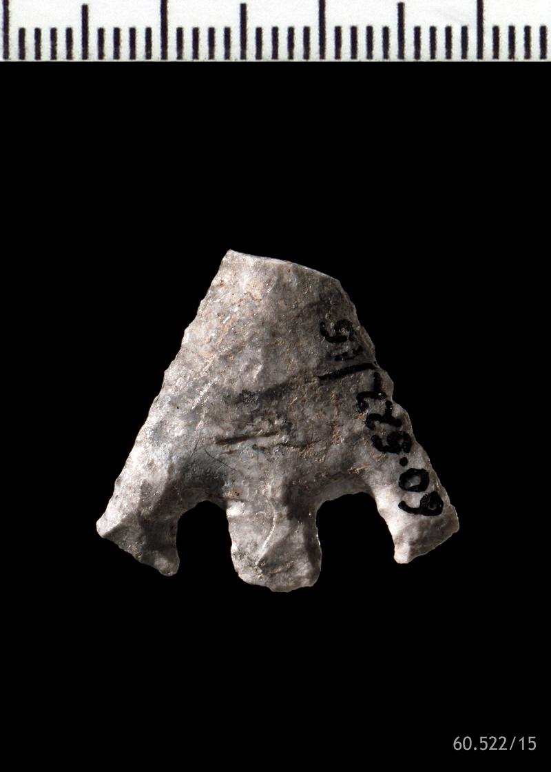 Early Bronze Age flint barbed and tanged arrowhead