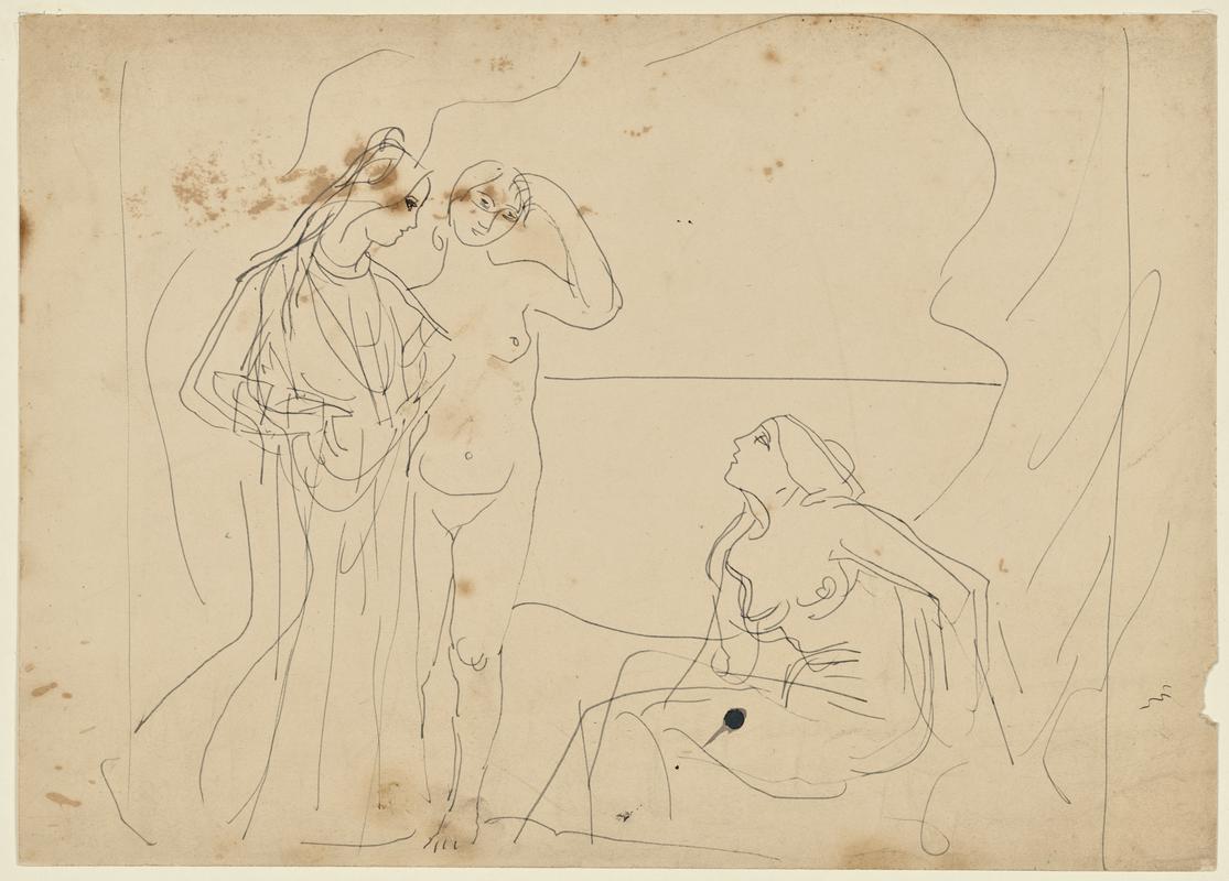 Three Women in a Cave