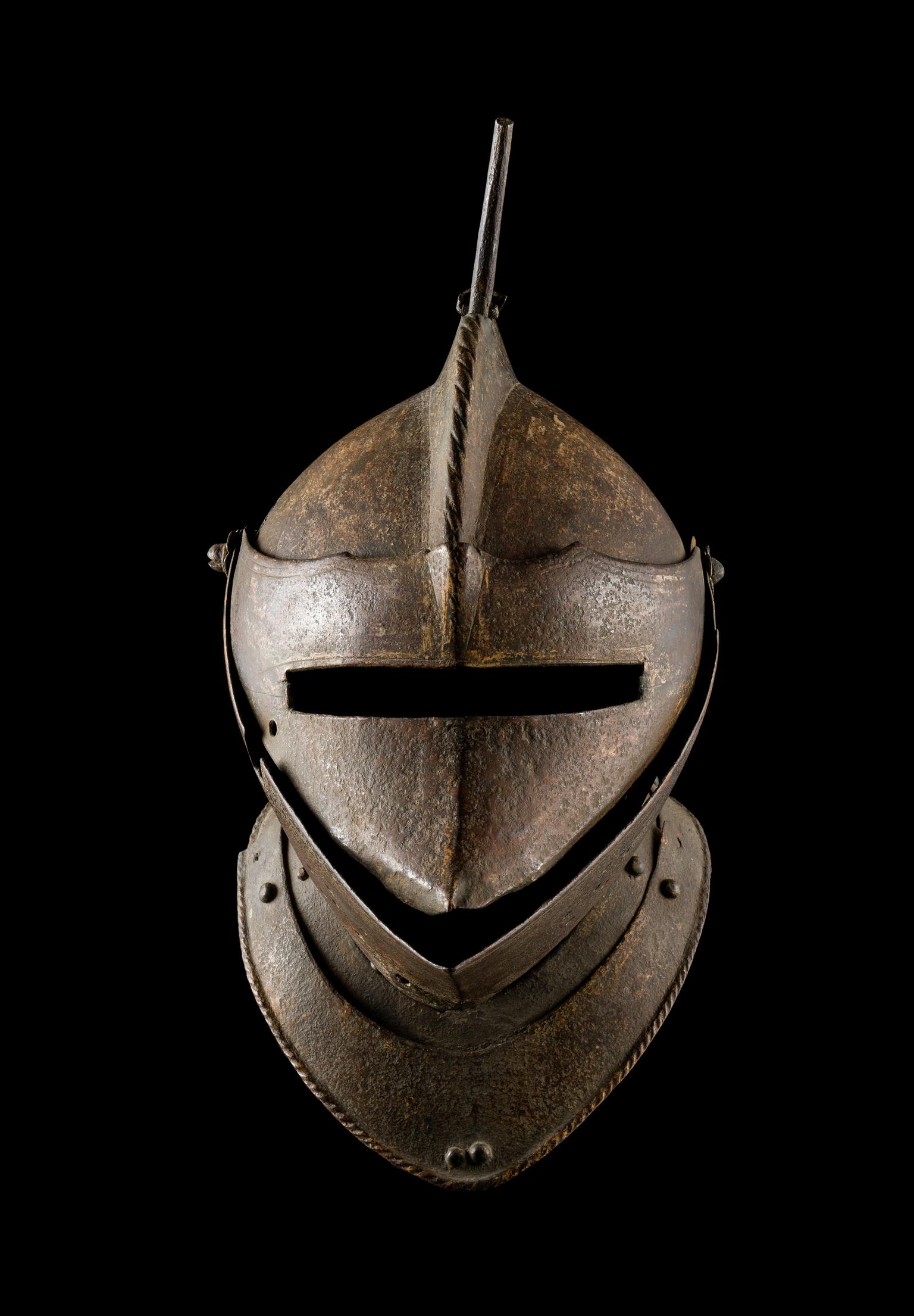 Post-Medieval iron close helmet