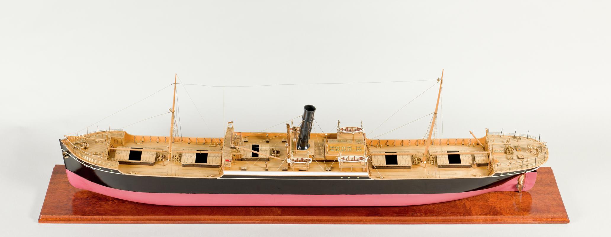 S.S. HAULWEN, full hull ship model