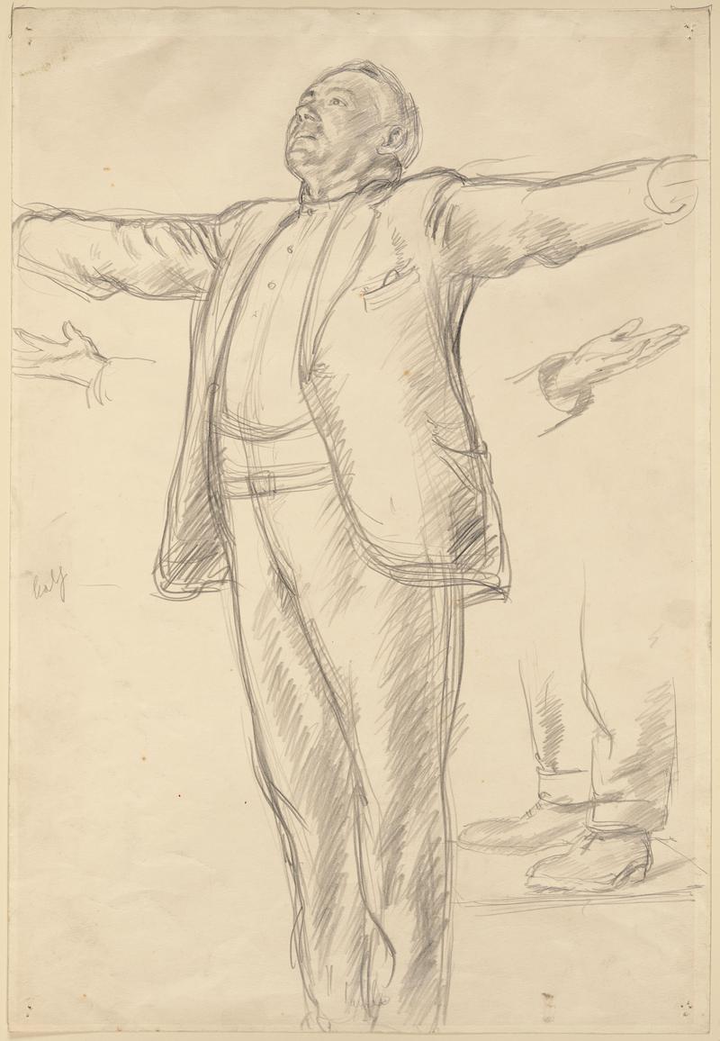 Study for 'The Communist'