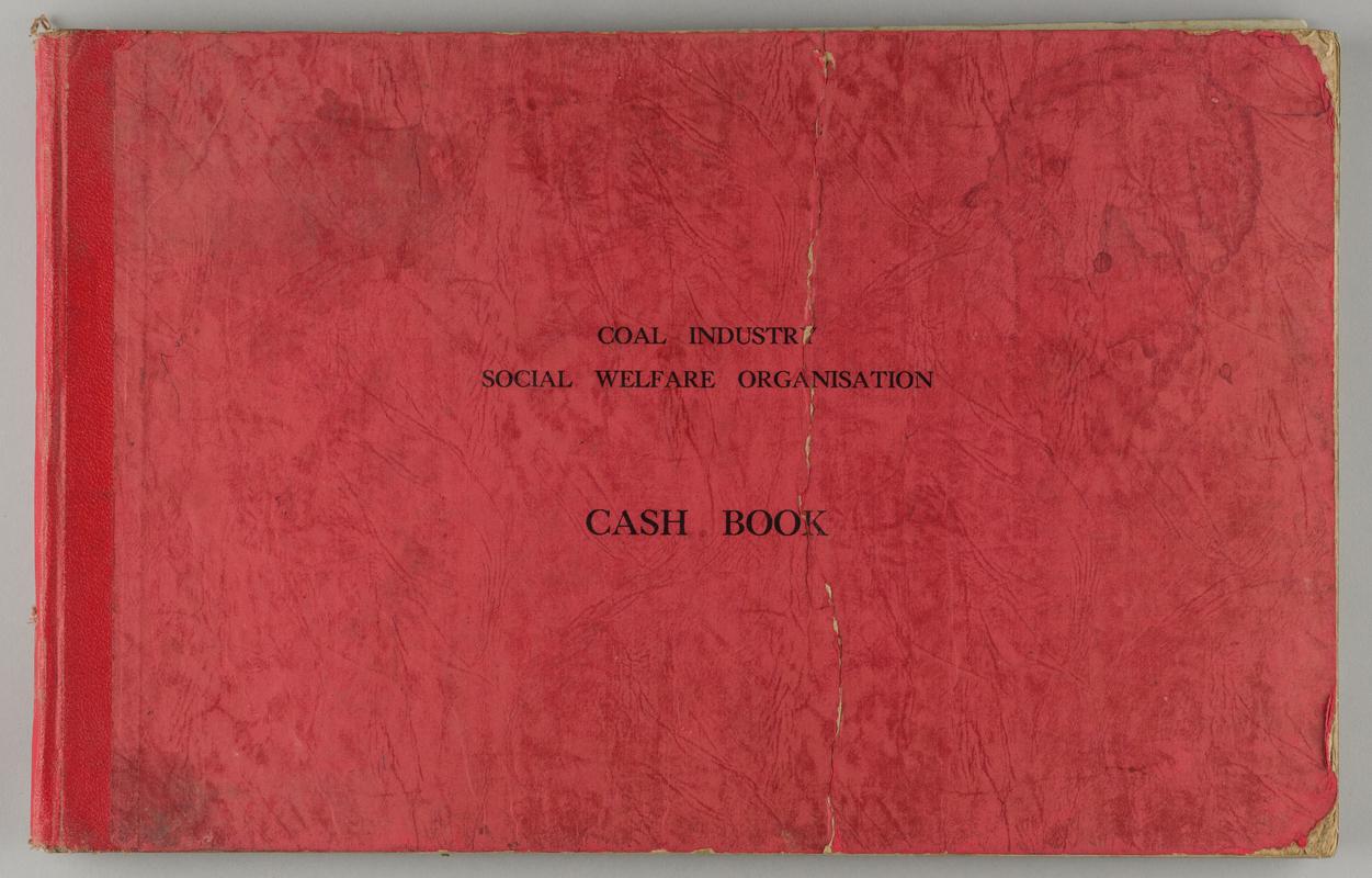 Coal Industry Social Welfare Organisation Cash Book - cover