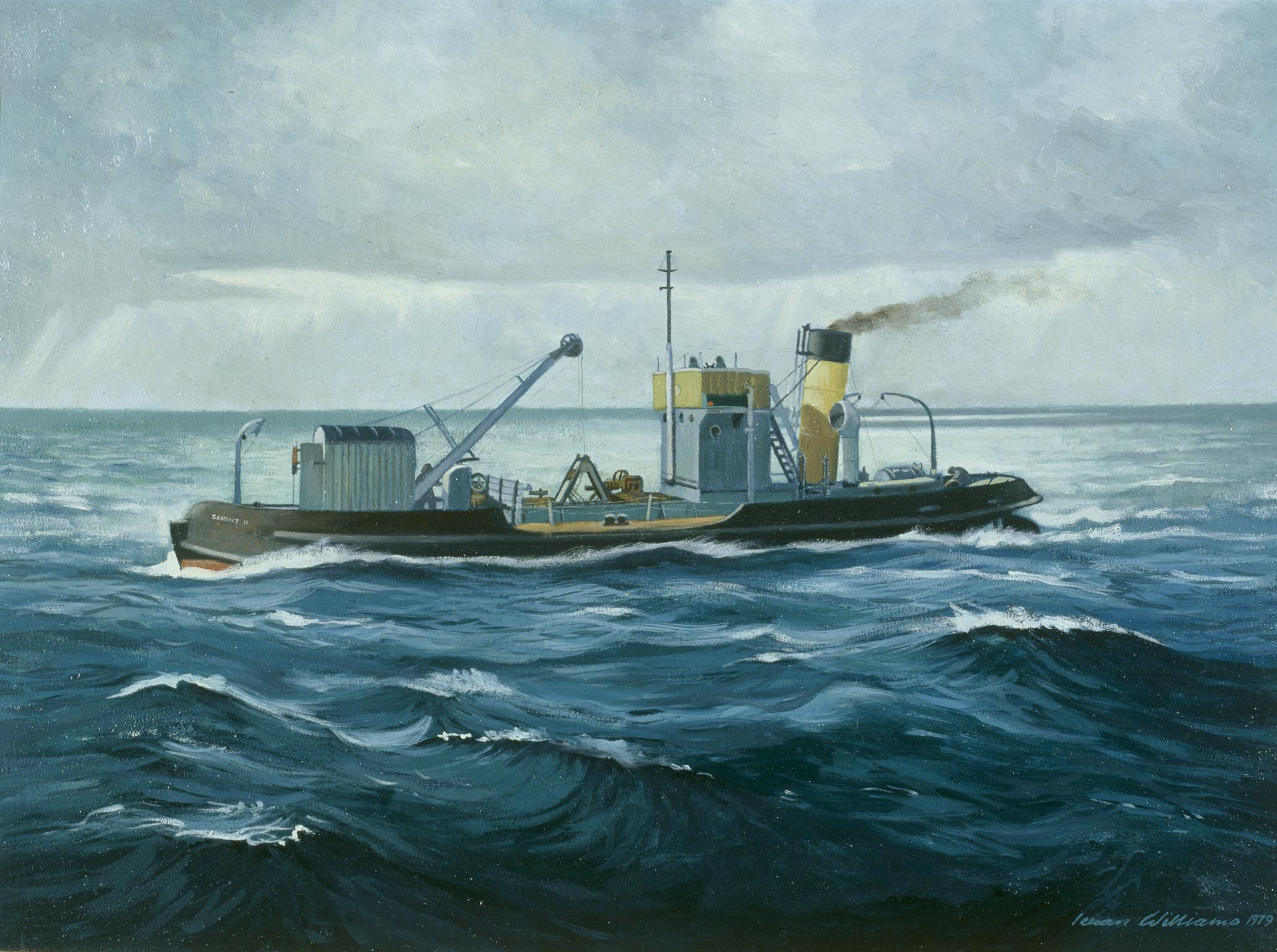 Steam Dredger SEIONT II (painting)