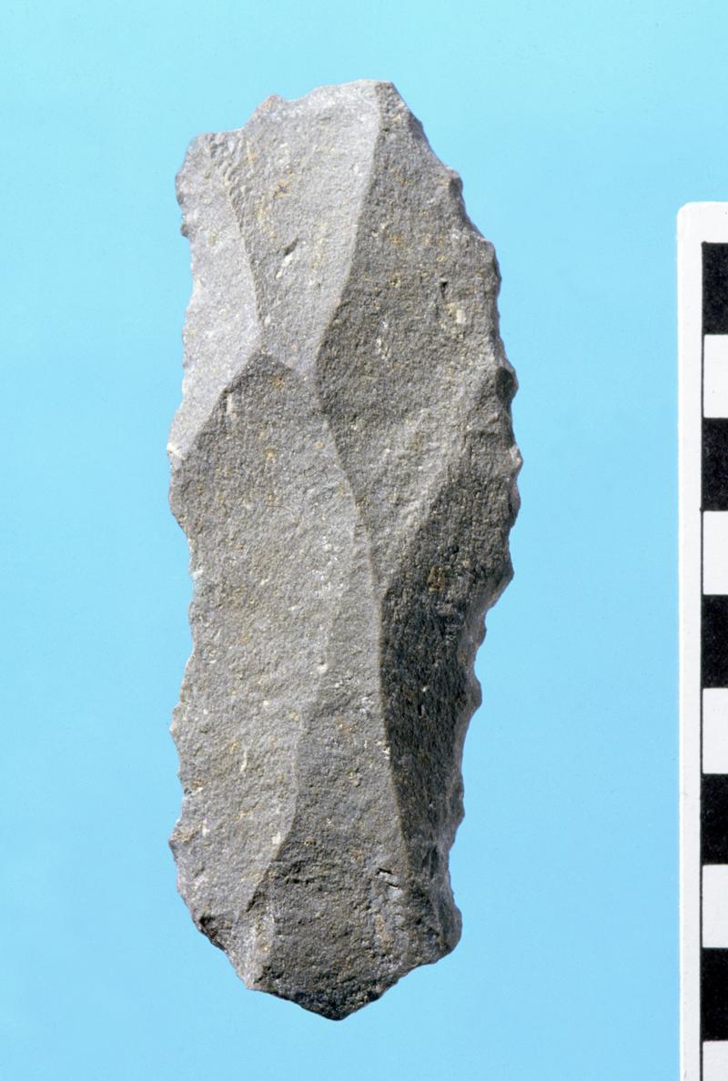 Levallois blade . Pontnewydd Cave