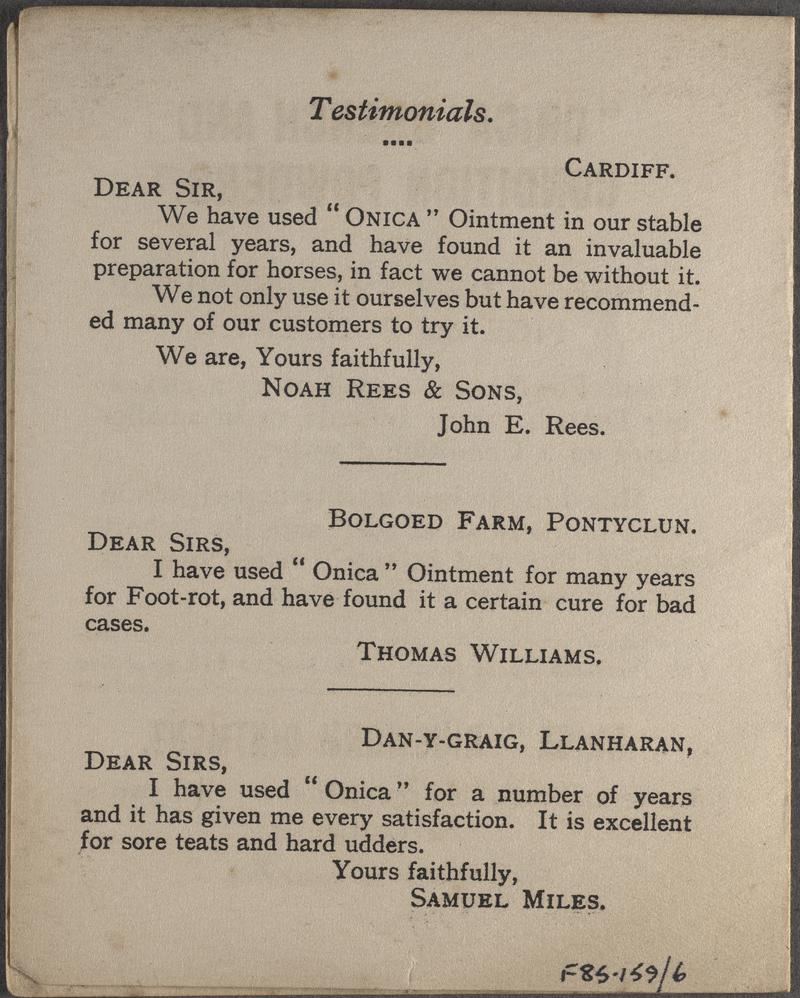 Trade leaflet