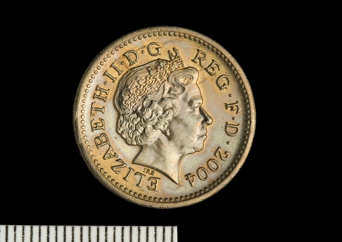 UK, One Pound, 2004, obv.