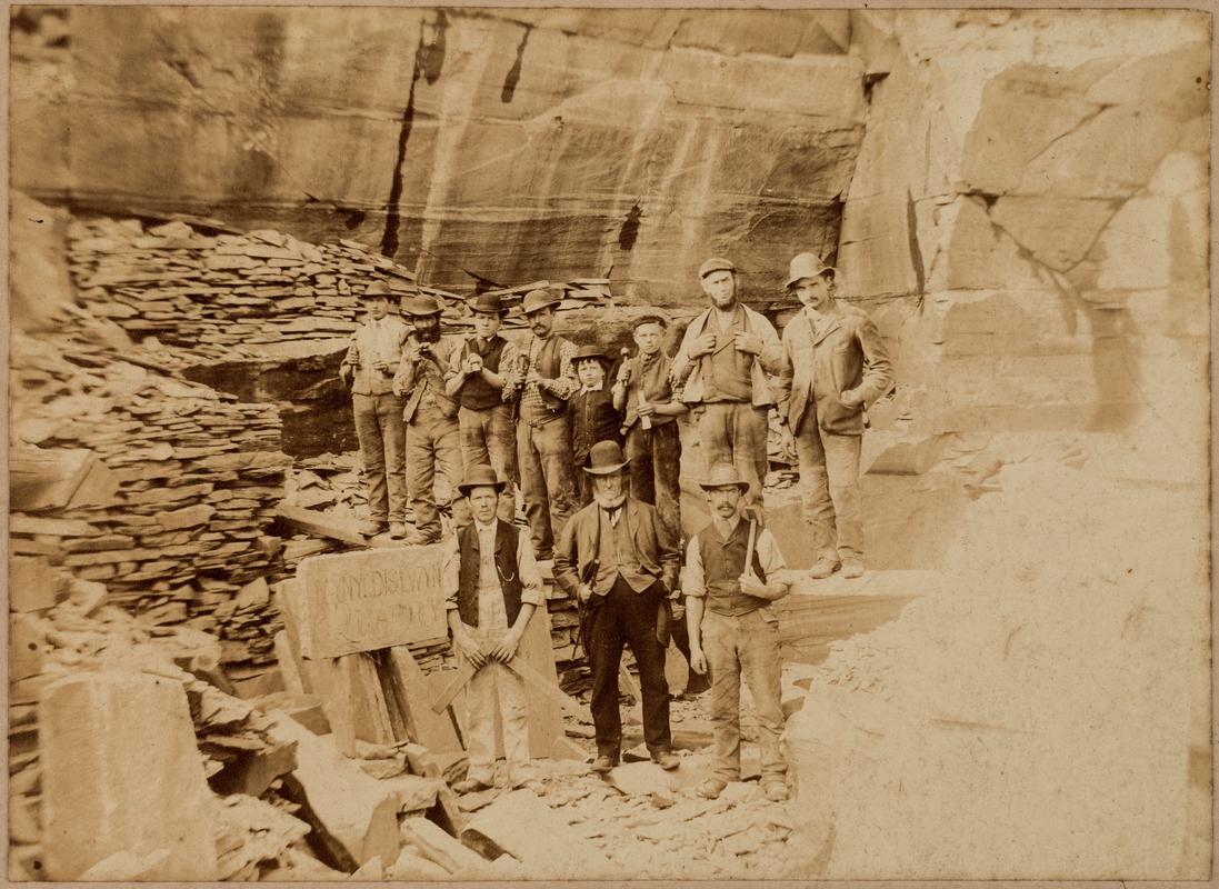 Mynyddislwyn quarry, photograph