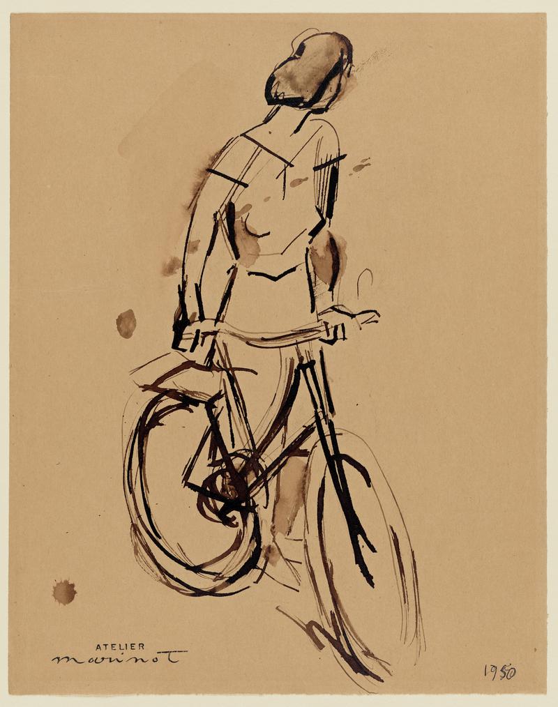 Woman with a Bicycle