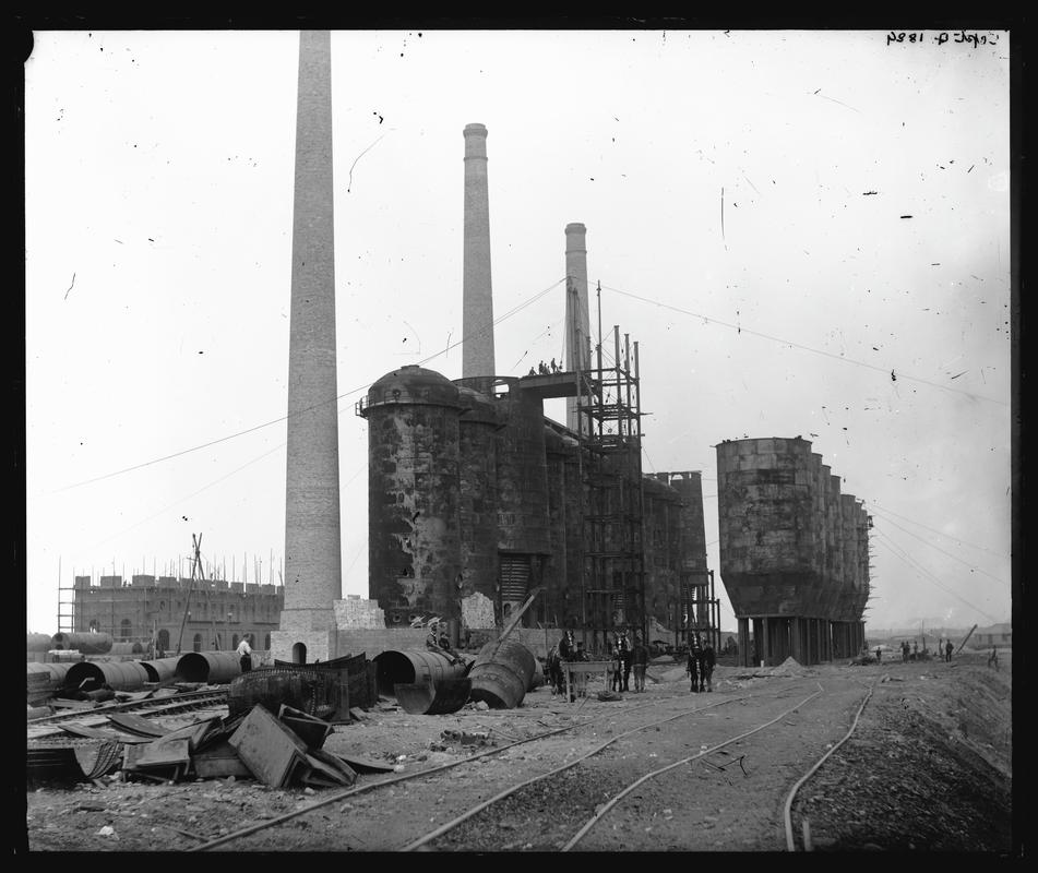 Dowlais-Cardiff (East Moors) steelworks, Cardiff, 1890
