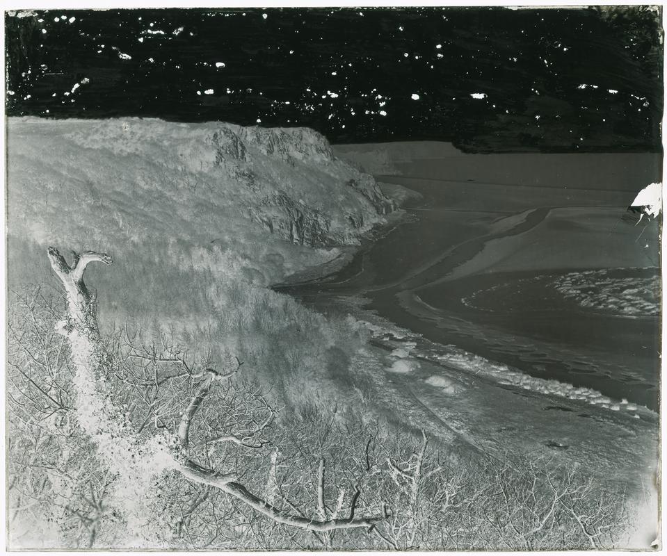 Crawley Rocks, glass negative