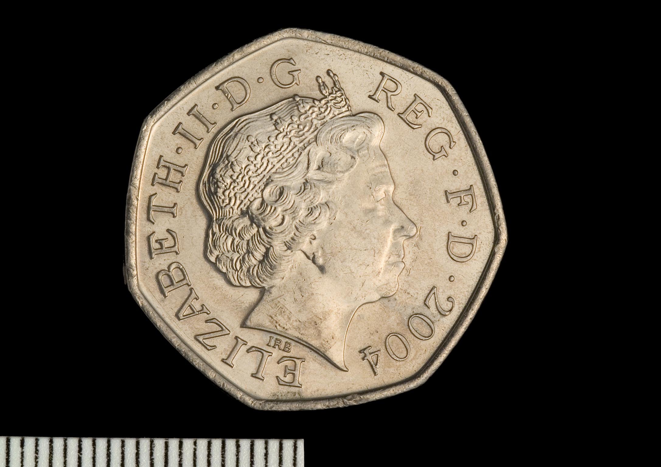 Elizabeth II fifty pence (commemorative)