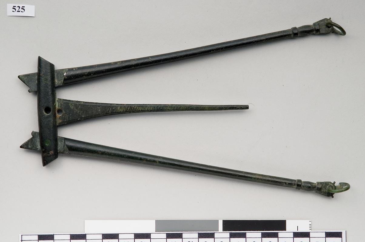 Medieval copper alloy scales