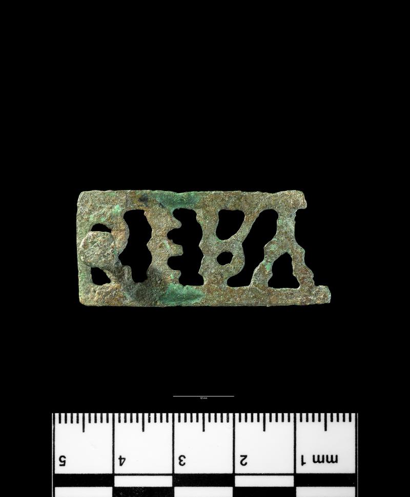 Roman copper alloy belt mount