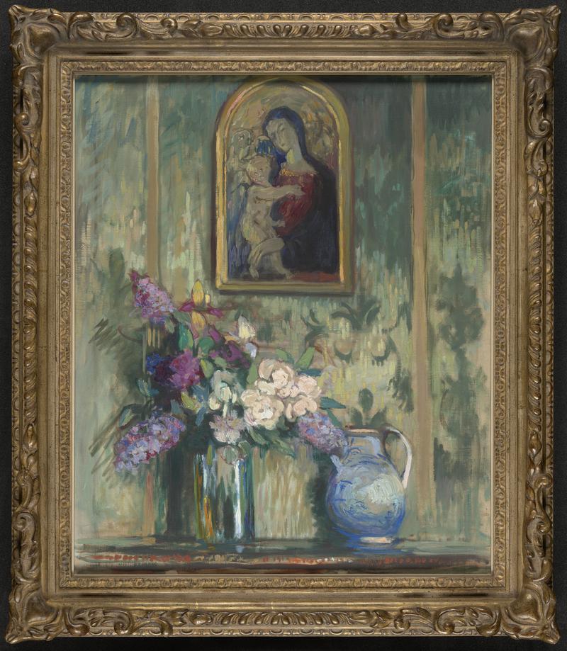 Interior with Still Life and Picture of the Madonna and Child