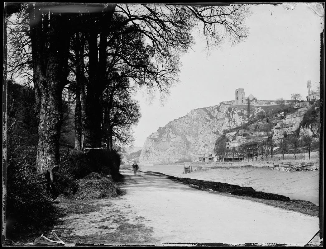 The Avon at Clifton (glass negative)