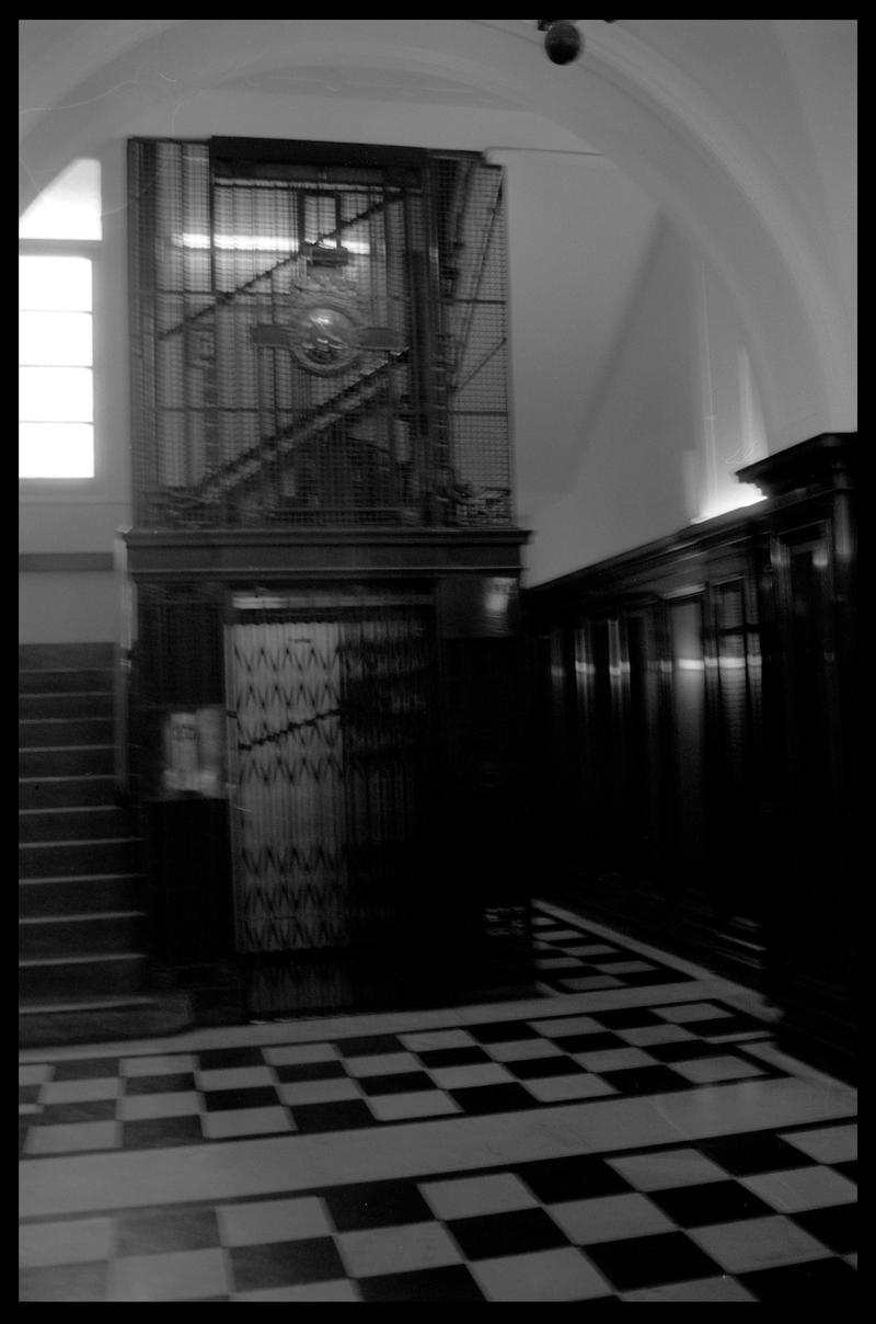 Entrance hall of Empire House, Butetown.