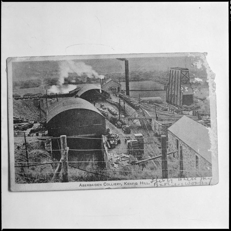 Aberbaiden Colliery, film negative