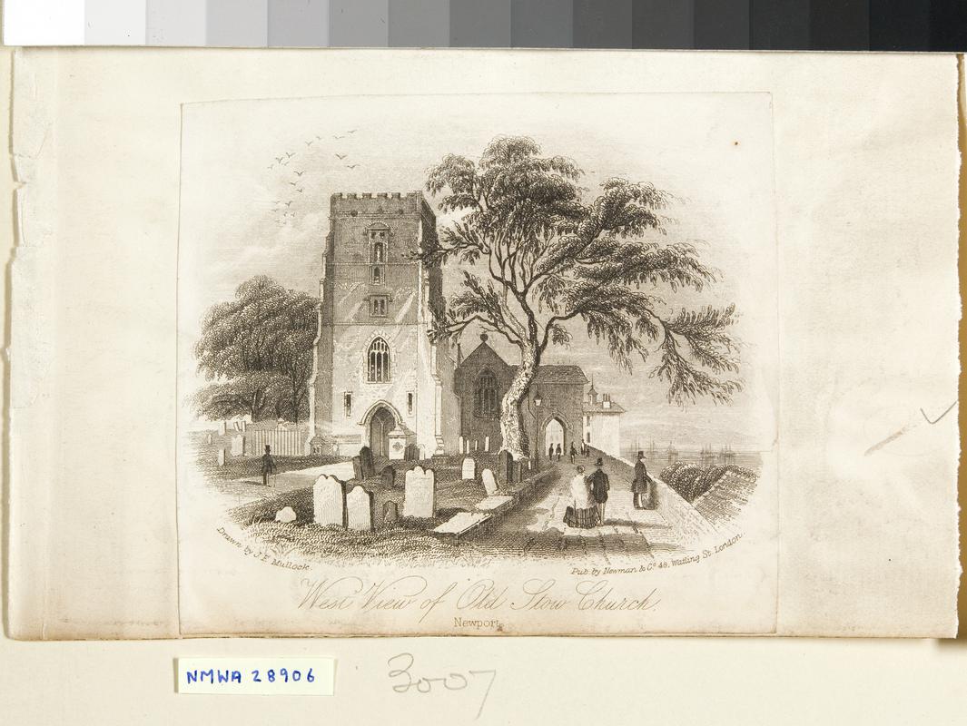 West view of St Woolos Church, Newport,