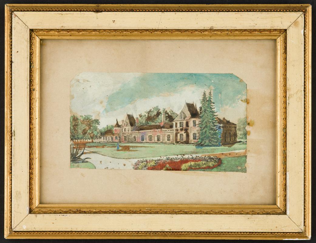 Watercolour of a large house