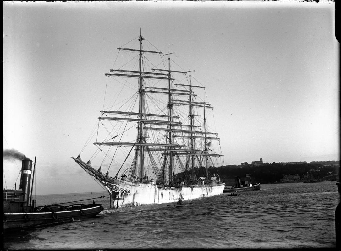 Barque VIKING arriving at Cardiff