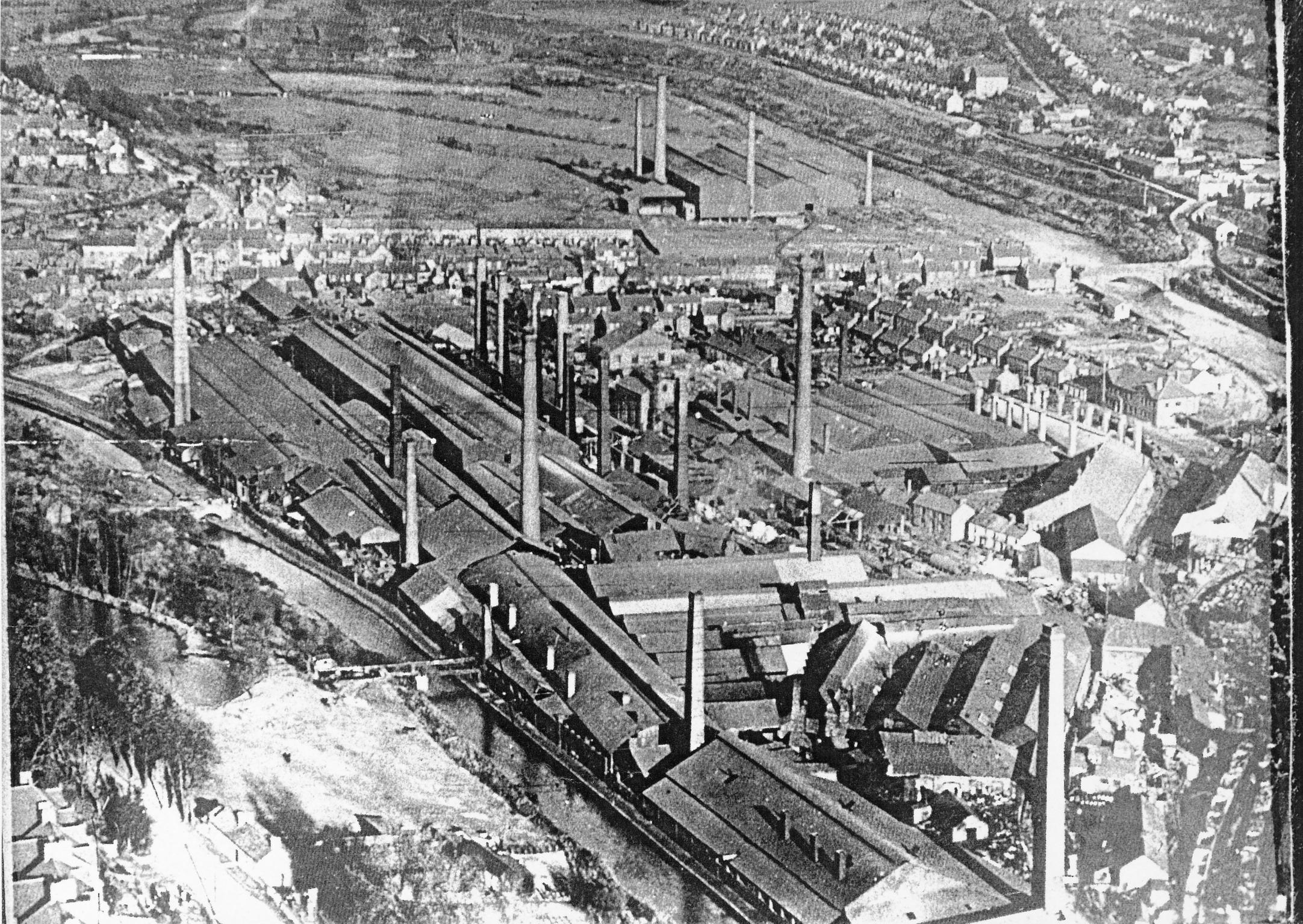 Gilbertson steelworks, photograph