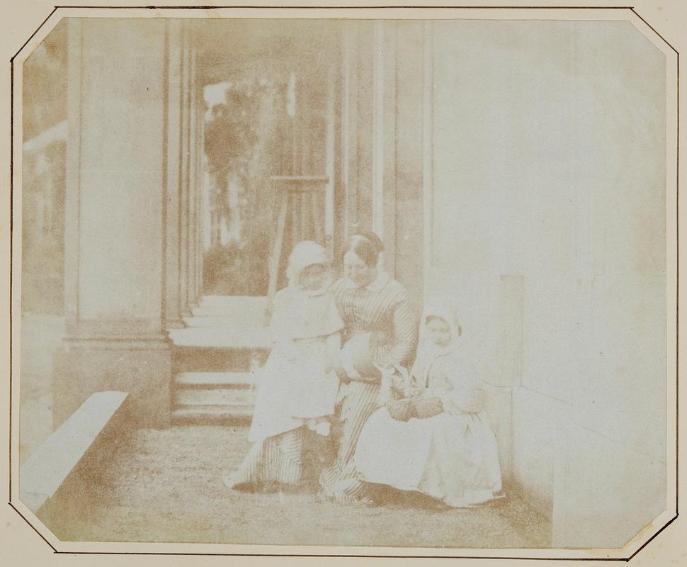 Mrs Llewelyn and girls, Penllergare