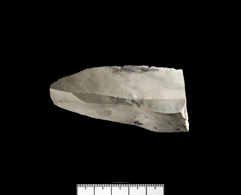 Upper Palaeolithic flint retouched blade