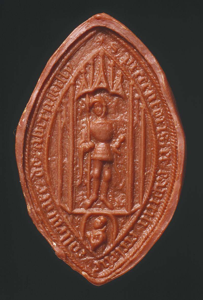 seal: Abergwili, W129