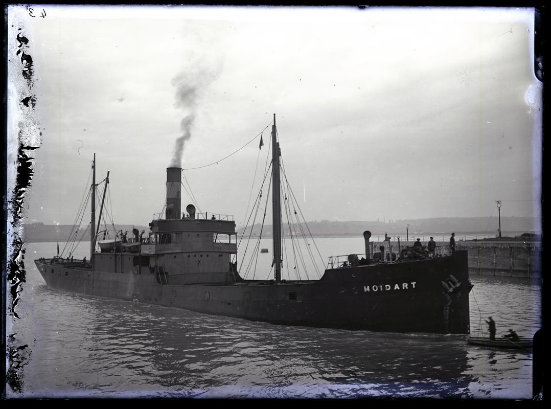 S.S. MOIDART, glass negative