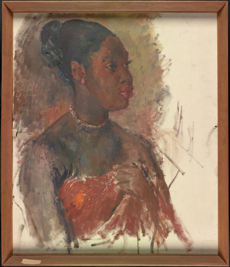 Portrait of a Jamaican woman