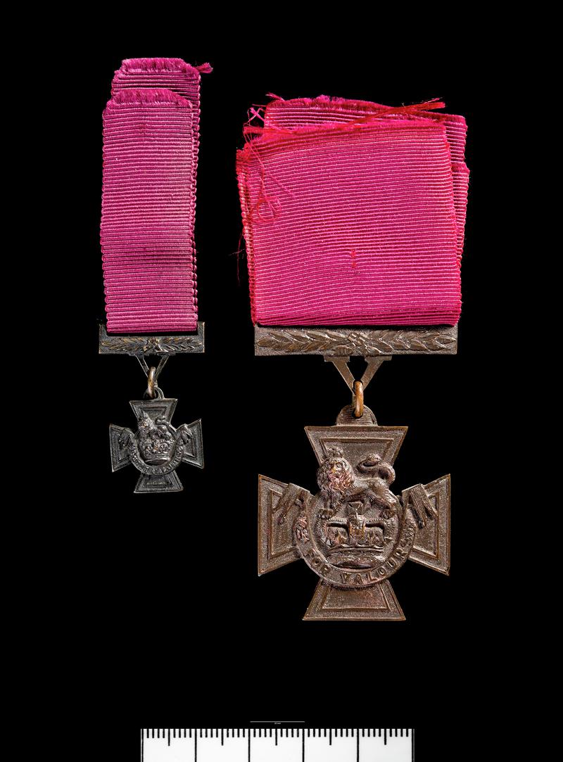 Victoria Cross (dress miniature) and full size Replica Medal; Victoria Golden Jubilee 1887