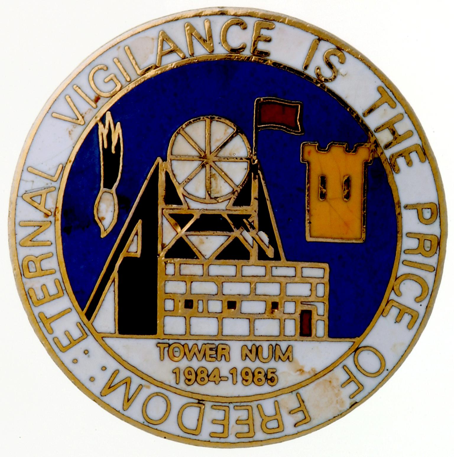 Tower Colliery, badge