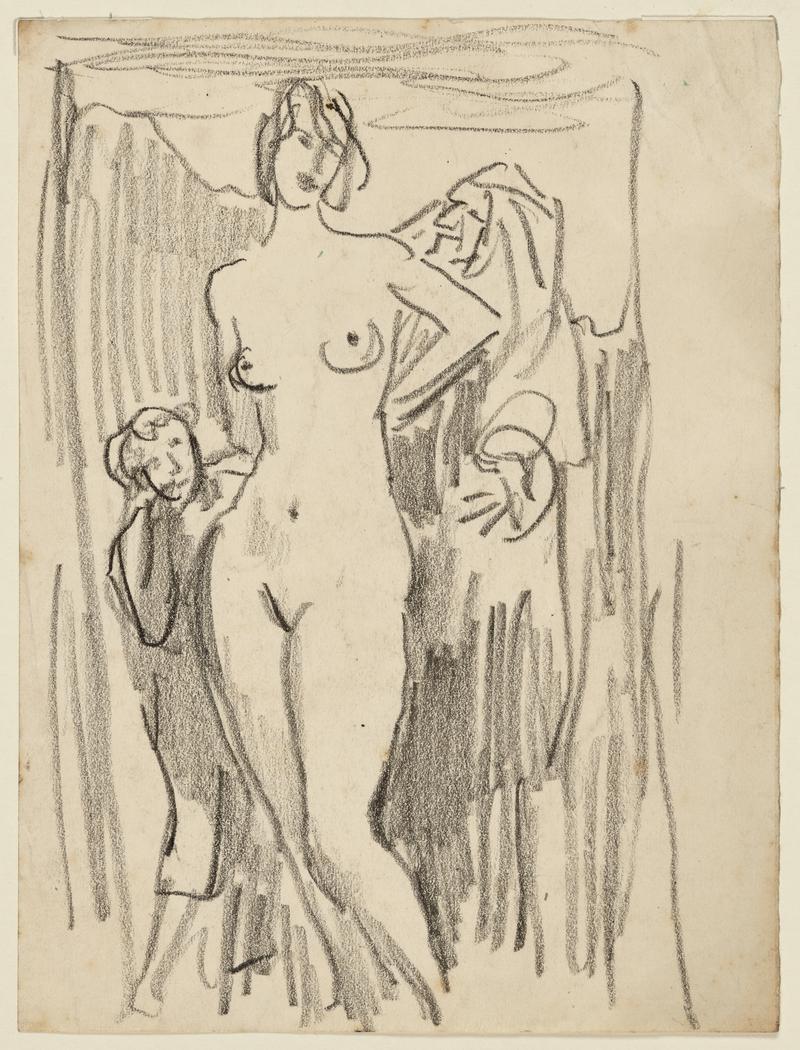 Standing Woman, Child and Old Woman