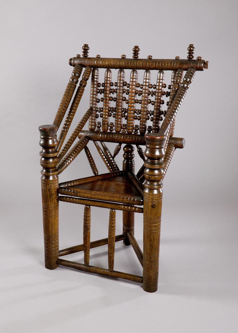 Turned chair, from Llanmaes House, Glamorgan