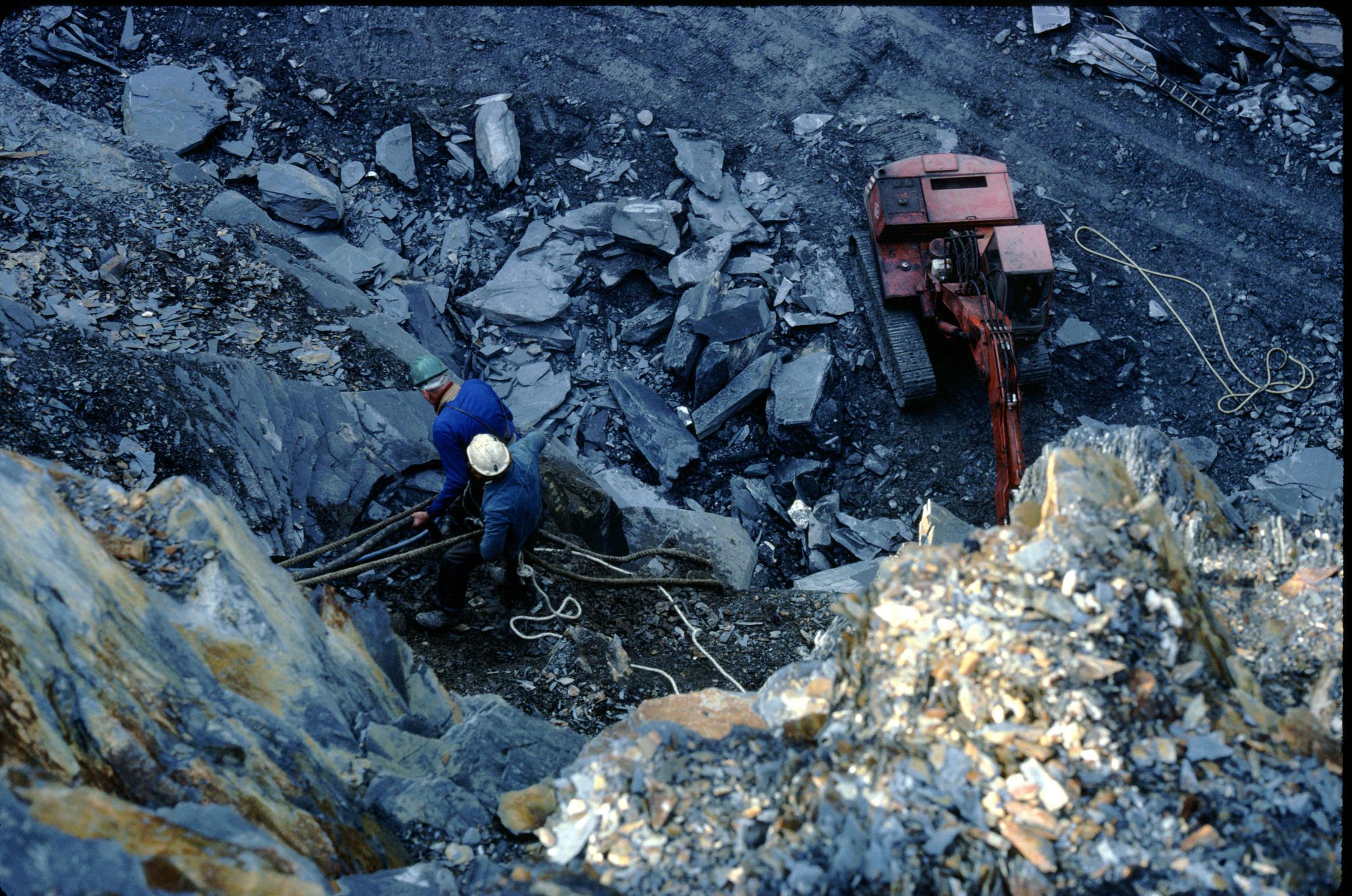 Oakeley slate quarry, photograph