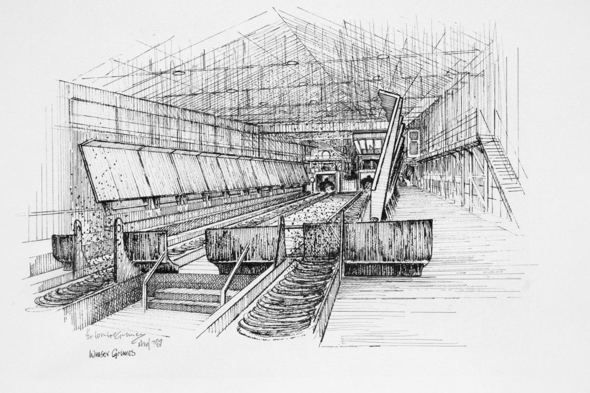 Drawing : ASW Tremorfa Works (Grimes) : Coil cooling conveyors