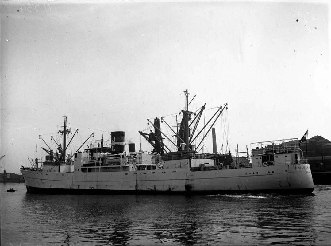 M.V. CHILIAN REEFER, glass negative