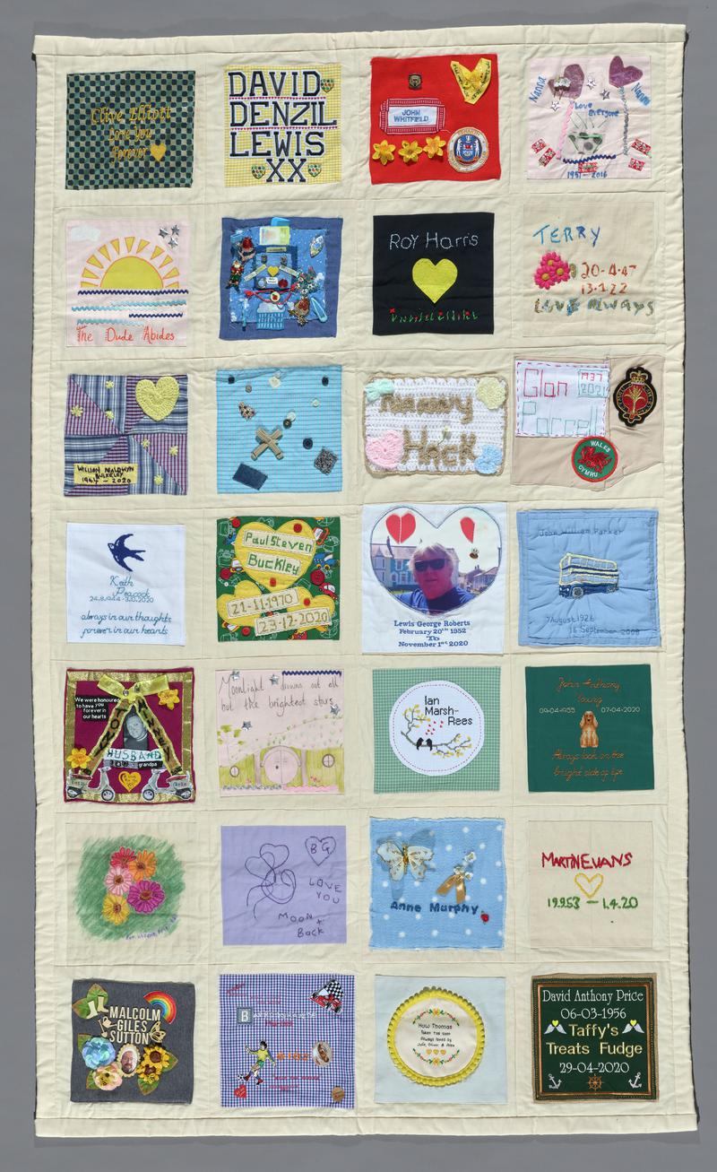 Patchwork wall hanging, 2021-22