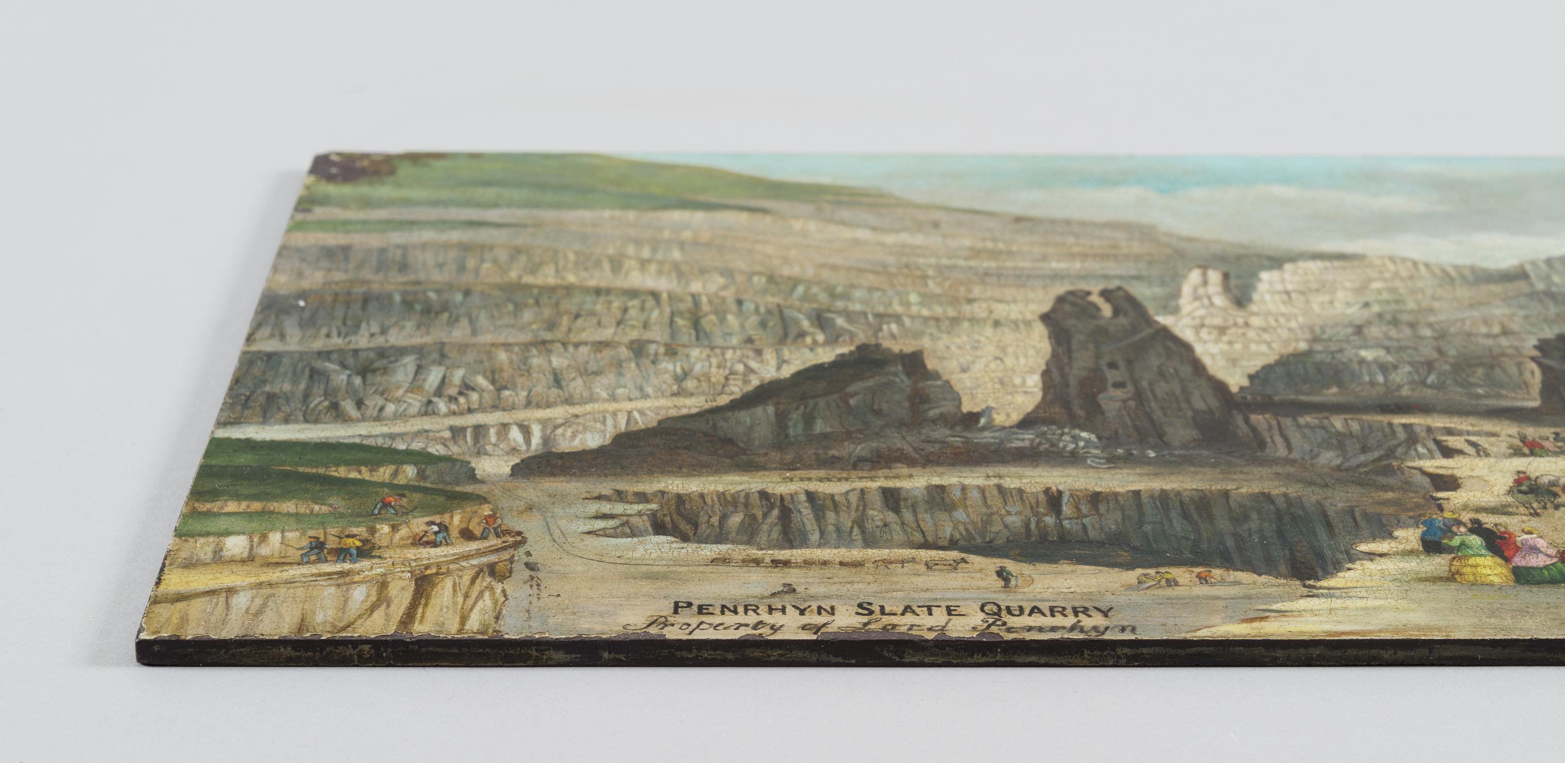 Penrhyn Slate Quarry Property of Lord Penrhyn (painting)