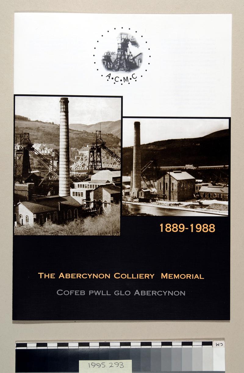 Brochure : The Abercynon Colliery Memorial 1889-1988